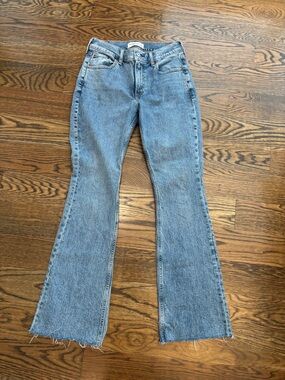 abercrombie curve love mid rise bootcut jeans